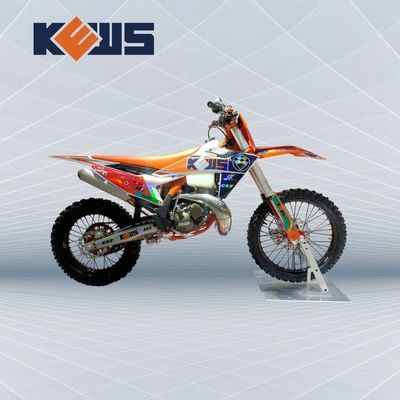 250cc KEWS Water-Cooling 2 Stroke Motorbike Riding CNC steering stem With Strong Power
