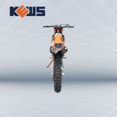 KEWS MT250cc Orange Frame Water Cooling 2 Stroke Off Road Motorcycle With EXCEL Rim