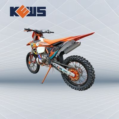 KEWS MT250cc Orange Frame Water Cooling 2 Stroke Off Road Motorcycle With EXCEL Rim