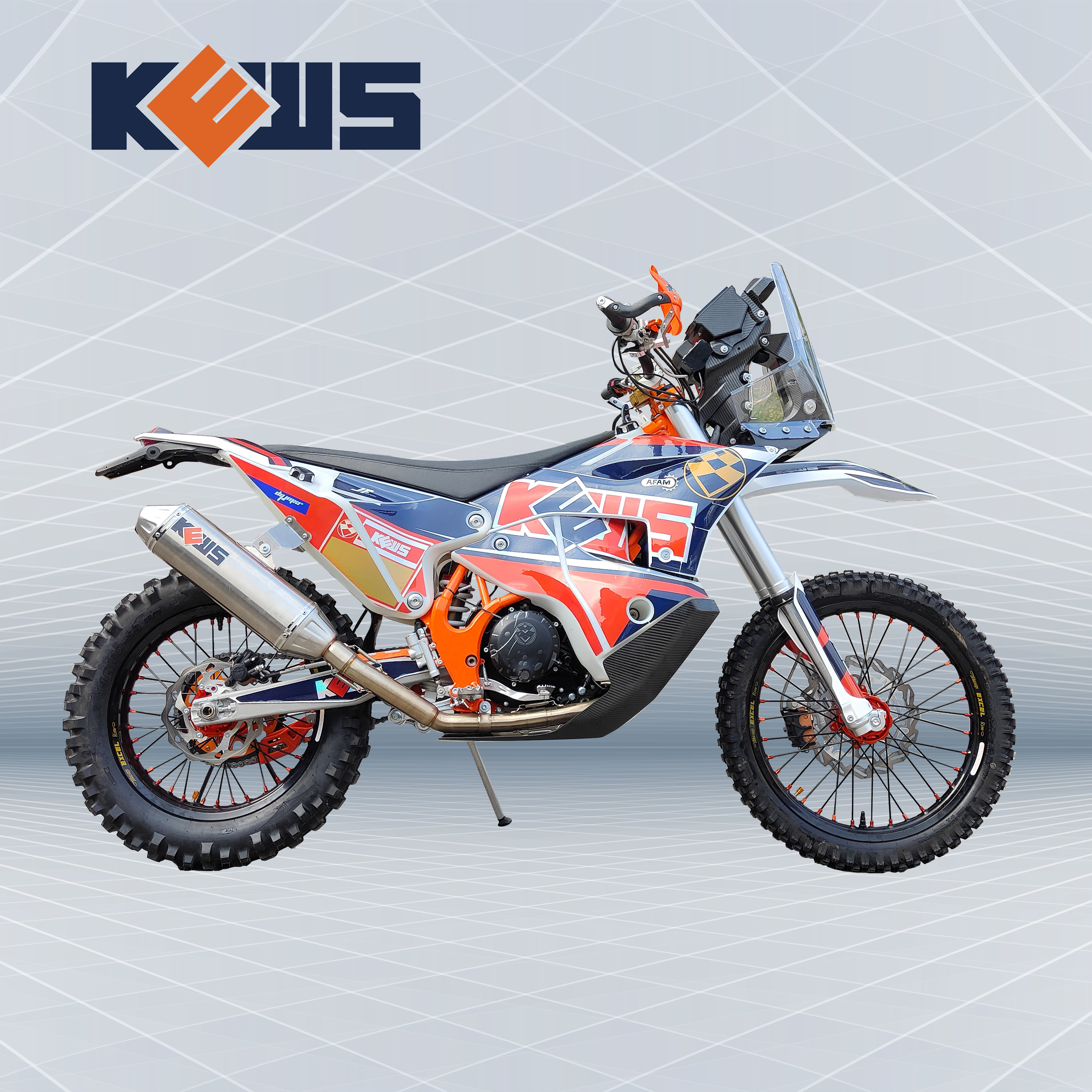 Subsonics Rally Bike Full Set 120KM/H Motorcycle Rally 450 CC Dirt Bikes High Lever Motorbike